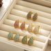 Women’s Jewelry Set Fashion Niche Light Luxury High End Water Drop Earrings Fashionable New Multi Color Water Drop Full Zirconium Earrings_ipsvogv.com