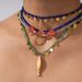 Fashion Personality Natural Stone Necklace With Stainless Steel Fish Pendant Exquisite Handmade Women's Necklace_ipsvogv.com