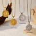 Cross & Lion Pendant Necklace - 304 Stainless Steel Chain For Men & Women_ipsvogv.com