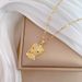 【 】 Kitten Light Luxury Charm Gorgeous Full Diamond Necklace Women's Versatile Clavicle Titanium Steel Chain_ipsvogv.com