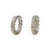 Cao Shi Fashion Micro Inlaid Square Super Sparkling Zircon Light Luxury Style Round Women's Versatile Earrings_ipsvogv.com