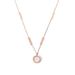 Fashionable Black And White Double-sided Titanium Steel Non Fading Necklace, Women's Versatile Jewelry, Gold Lock Bone_ipsvogv.com