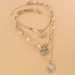 Bohemian Retro Alloy Round Coin Pendant Necklace Creative Personality Necklace_ipsvogv.com