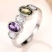 Cao Shi Fast Shake Live Broadcast New Color Ring Korean Fashion Colorful Zircon Plating Ring Handwear_ipsvogv.com
