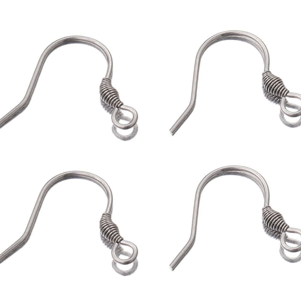 Stainless Steel Spiral Question Mark Fish Ear Bohemian Threaded Spring Hook DIY Jewelry Accessories_ipsvogv.com