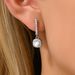 Simple fashionable commuting style a feminine niche, inlaid with zircon and full diamond design, high-end earrings_ipsvogv.com