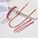 Women’s Jewelry Set Fashion Fashion Simple Restraint Necklace Hot Sale Full Diamond Claw Chain Elastic Bracelet Earring Necklace Four Piece Set_ipsvogv.com