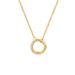 Simple And Versatile Double Sided Diamond Ring 925 Silver Clavicle Necklace Female Pendant Can Be Opened_ipsvogv.com