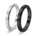 Men And Women's Jewelry High Grade Honeycomb Hammered Pattern Rotating Ring Titanium Steel Jewelry_ipsvogv.com