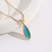 New Titanium Steel Ocean Heart Pendant Necklace with Female Ins Style and Unique Personality, Non fading Collar Chain_ipsvogv.com