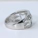 Day Gift MOM Mother's Plated In White Gold With Diamonds Heart Shaped Ring Women's Jewelry_ipsvogv.com