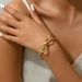 Minimalist bow, niche wristband, personalized opening, adjustable design, high-end feel, fashionable and versatile_ipsvogv.com