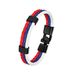 Neutral men's with black alloy accessories, leather bracelet, national flag series bracelet_ipsvogv.com