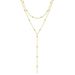 Fashionable And Minimalist Geometric Tassels, Round Beads, Collarbone Multi-layer Temperament N, Creative Long_ipsvogv.com