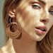 Women’s Jewelry Set Fashion Brass With Real Gold Plating Hot Selling Bohemian Style Hoop Simple Hand Woven Women's Earrings_ipsvogv.com
