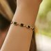 Women's Jewelry Temperament Bracelet Copper Plated K Real Gold Color Preserving Chain Emerald Atmospheric Simple Gift_ipsvogv.com