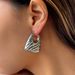 Unisex Real Gold Electroplated Titanium Steel Vinatage Hollow Fashion Shoulder Bag Trapezoidal Earrings_ipsvogv.com