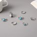 Hot Selling Jewelry, Fashionable Bohemian Style Turquoise Rose Totem, 7-piece Set Of Rings For Women_ipsvogv.com