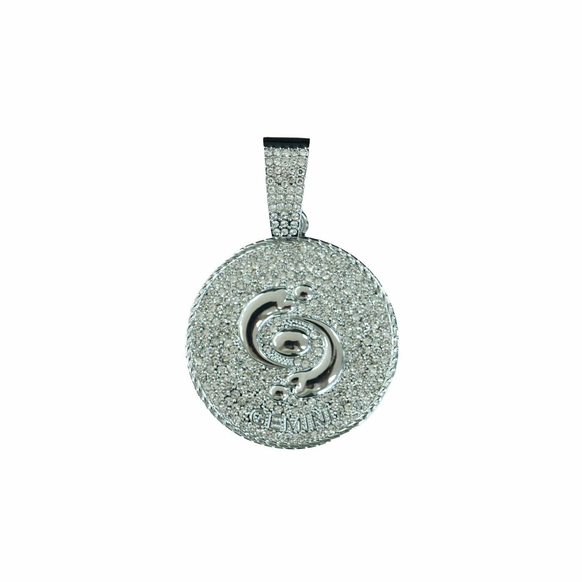 hop GEMINI Disc Pendant Represents Agile Thinking Gemini Hip Hop Necklace_ipsvogv.com