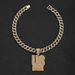 Unisex Hip Hop Letter US BOYZ Pendant Cross Border Hot Selling Nightclub Men's Accessories Personality Full Diamond Alloy Cuban Chain Necklace_ipsvogv.com