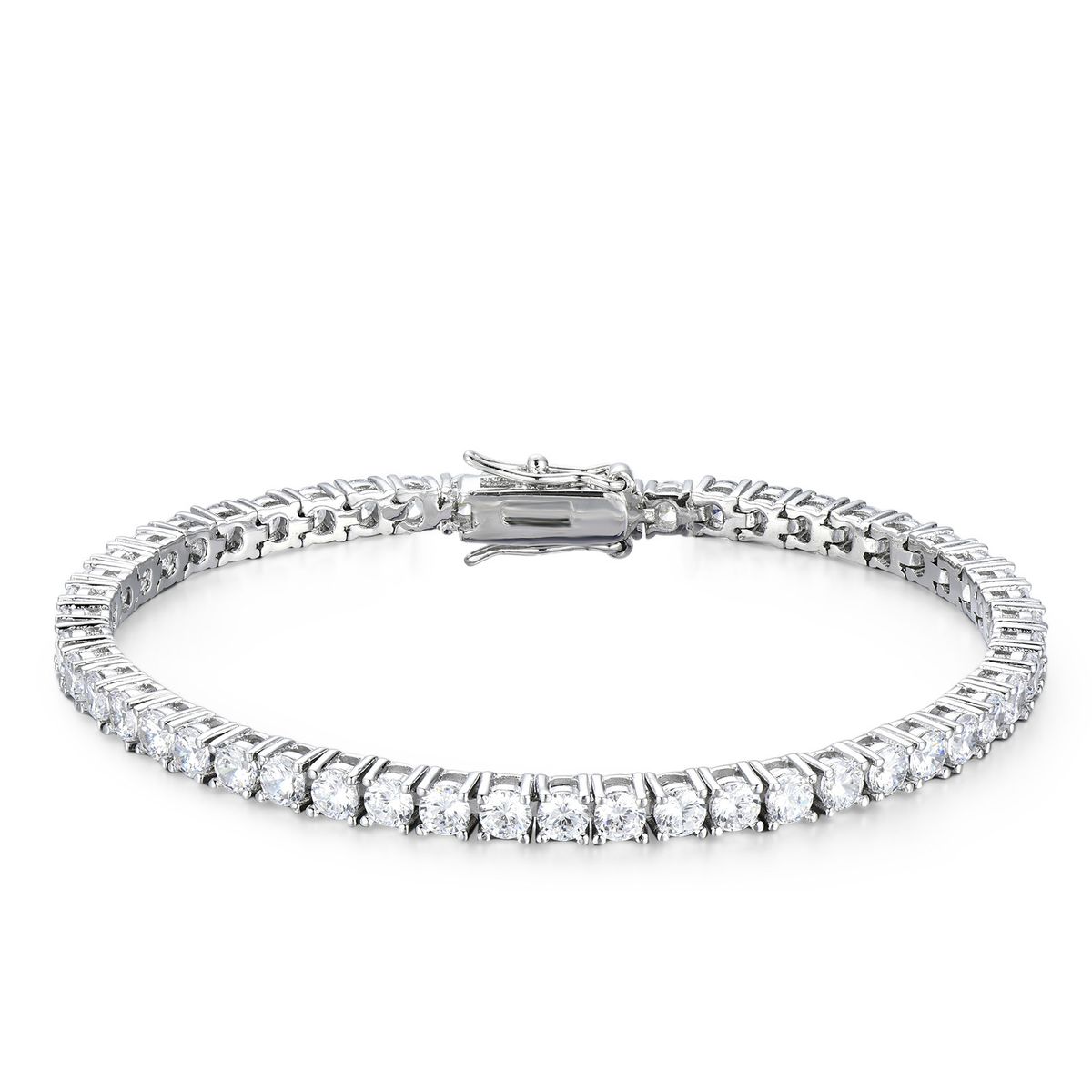Tennis Chain Men And Hip-Hop Jewelry Single Row Copper Micro-Inlaid Zircon Bracelet For Women Versatile Accessory_ipsvogv.com