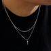 Jewelry Men's Stacked Rivet Necklace Necklace Niche Hip-hop Street Versatile Sweater Chain_ipsvogv.com