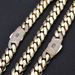 Men's Jewelry Micro Inlaid Zircon Cuban Chain Men's Necklace High End Jewelry Personality Trend Accessories_ipsvogv.com