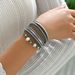 Geometric niche design style women's pearl personalized and versatile inlaid series multi-layer bracelet_ipsvogv.com