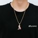 Pendants & Charms Owl Pendant Personality Animal Creative Full Zircon Color Hip Hop Necklace_ipsvogv.com