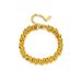 European And American Cross-border Fashion Simple Contrast Color Titanium Steel Metal Circle Beaded Retro Personality_ipsvogv.com