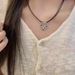 Butterfly Pendant Necklace, Women's Leather Rope Collar, Collarbone Chain, New Trendy, Fashionable, Personalized, And_ipsvogv.com