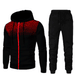 Men's Clothing Autumn and Winter New Men's Casual Cardigan Hooded Sweater 3D Printed Youth Men's Jacket Set_ipsvogv.com