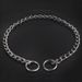 Double Loop Stainless Steel Dog Chain Metal P Chain Collar Stainless Steel P Chain Dog P Chain Dog Collar_ipsvogv.com