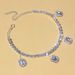 Hot New Square rhinestone Anklet fashion single row Beach pendant Anklet jewelry Anklet_ipsvogv.com