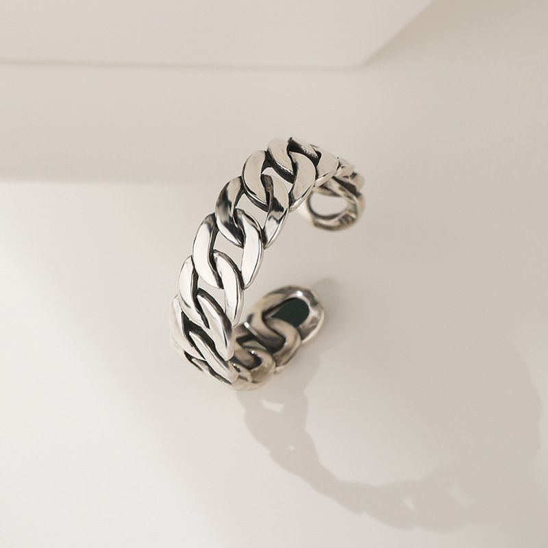 S Pure Personalized Trend Vintage Thai Silver Men's And Women's Ring Opening Style New Product_ipsvogv.com