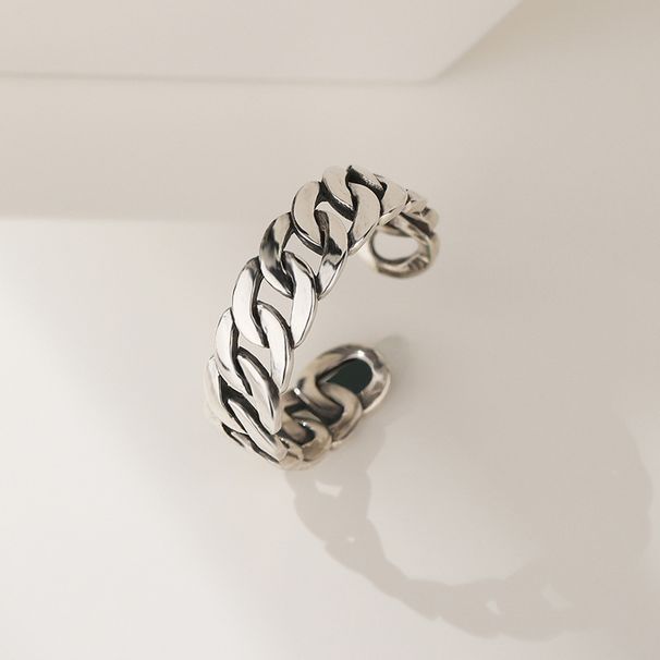 S Pure Personalized Trend Vintage Thai Silver Men's And Women's Ring Opening Style New Product_ipsvogv.com