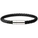 Men's Jewelry Stainless Steel Leather Rope Braided Bracelet Diy Engraved Couple Bracelet Simple Magnetic Buckle 6MM Leather Bracelet Jewelry_ipsvogv.com