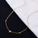 2023 New Compact Opposite Sex Love Necklace, Women's Collarbone Chain, Summer Student Minimalist Titanium Steel Jewelry_ipsvogv.com