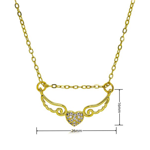 Angel Wings Necklace For Girls Light Luxury Niche Design High End New Clavicle Chain Strong Chain Summer Gift_ipsvogv.com