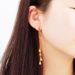Tassel Earrings, Collarbone Ear Line, Female Jewelry, Versatile Long Sand Gold Earring Accessories_ipsvogv.com