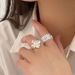 Hengheng S Pure Silver Four Leaf Clover Pearl Women's Fashion Temperament, Heavy Industry Ring, High-end Feeling, 2025_ipsvogv.com
