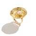 Ins Style Liquid Metal Geometric Hollow Fashion Irregular Pleated Flower Ring_ipsvogv.com