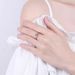 1 Carat Ring Plated With Rose Gold T House Six Claw Female Ins Trend Classic Fashion Wedding Proposal Ring_ipsvogv.com