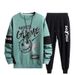 Men's Clothing Casual sports suit sweatshirt men's spring and autumn printed men's autumn clothes loose two piece suit men's clothing wholesale_ipsvogv.com