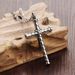 Hip Hop For Men And Women Long Pendant Simple Jewelry Cross Necklace_ipsvogv.com