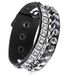 Trendy Fashion Multi-layer Leather Bracelet Punk Style Heart Rivet Wristband Men's Hip-hop Jewelry_ipsvogv.com