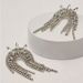 New Geometric Fringed Earrings, European And American High-end Dinner Rhinestone Earrings Accessories Earrings_ipsvogv.com