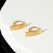S925 Sterling Silver Korean Style Niche Design Sense Drawing Geometric Korean Style Earrings Simple Distinctive Earrings Earrings_ipsvogv.com