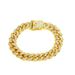 Unisex 12.5mm Round Chain Diamond Men's Alloy Necklace Trendy Cool Rap Hip Hop Style Cuban Chain_ipsvogv.com