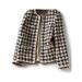 Women's Clothing Wool tweed jacket spring and autumn short style fashionable_ipsvogv.com